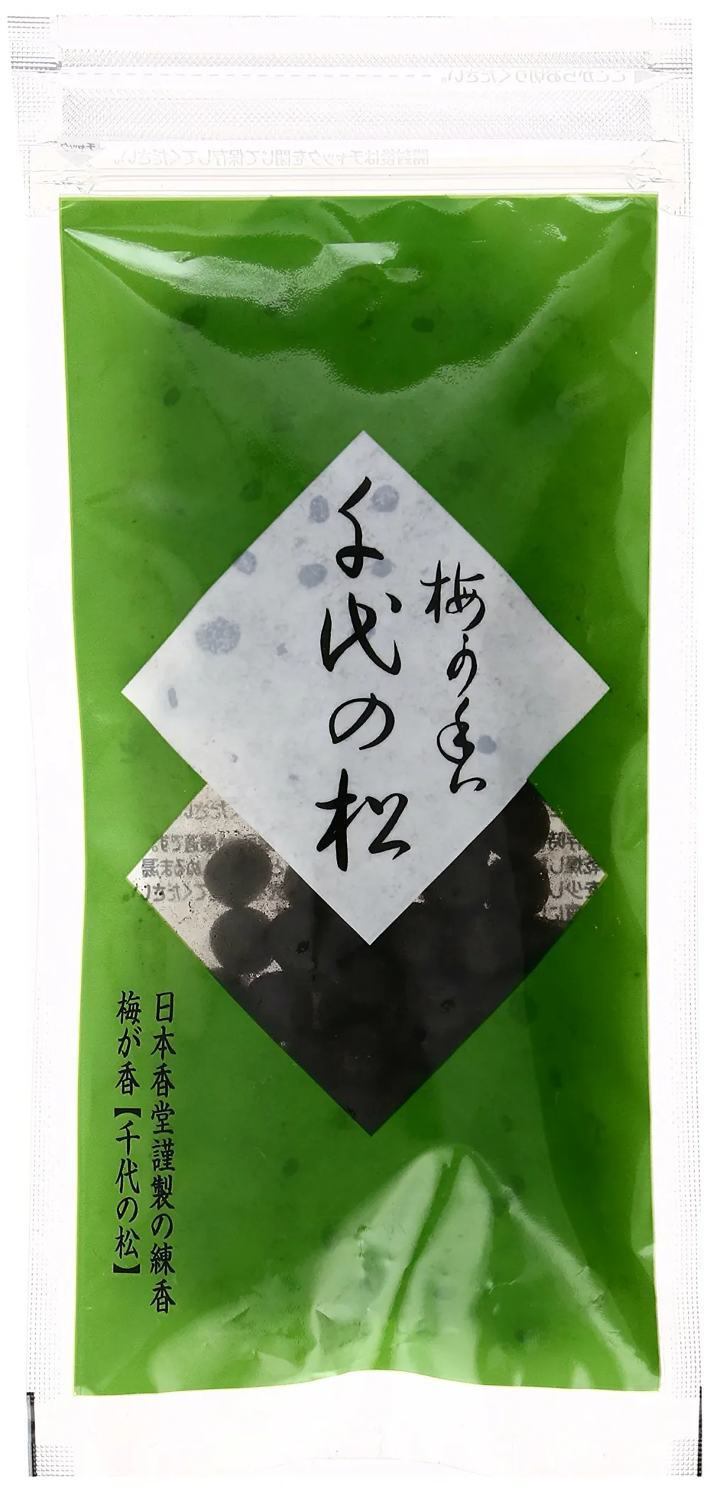 練香 千代の松 50g ウッディな香り 自然派 練り香 日本製 リラックス お香 練香料 室内香 アロマ 和風 フレグランス 練り香水 癒し ナチュラル 日本産 85mm×15mm×180mm