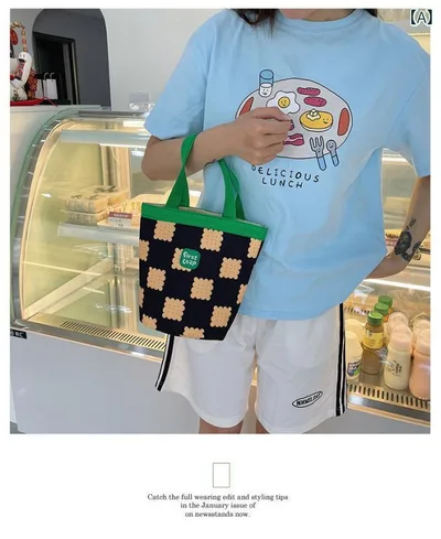 ハンドバッグ レディース マザーズバッグ バケツ型 ビスケット かわいい 手提げバッグ キャンバス地 お出かけ サブバッグ 鞄 かばん 軽量 大容量 おしゃれ カジュアル 布 ランチバッグ 自立 通勤 通学