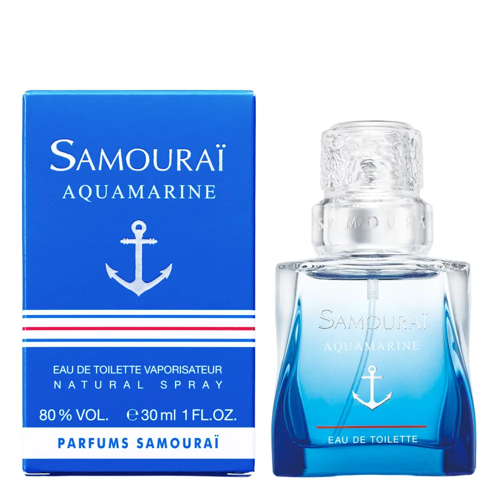 サムライ アクアマリン オードトワレ 30mL ET SP 香水 フレグランス メンズ 爽やか 魅力 男性 プレゼント 誕生日 ギフト SAMOURAI Aquamarine Eau de Toilette マンダリン ライチフラワー マリンノート ウォーターリリー ホワイトメロン 清涼感 ムスク アップルブロッサム