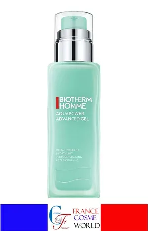 【正規品】ビオテルム BIOTHERM オム アクアパワー アドバンスド ジェル75mL 肌のバリア 水分 保水 保湿 潤い エイジングケアヒアルロン酸 シアバター 海外通販 送料無料