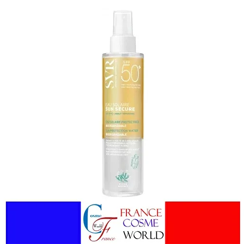 【正規品】エスブイアール SVR サンセキュア サンウォーター 200mL 日焼け止め UVB + UVA 赤外線 敏感肌 海外通販 送料無料