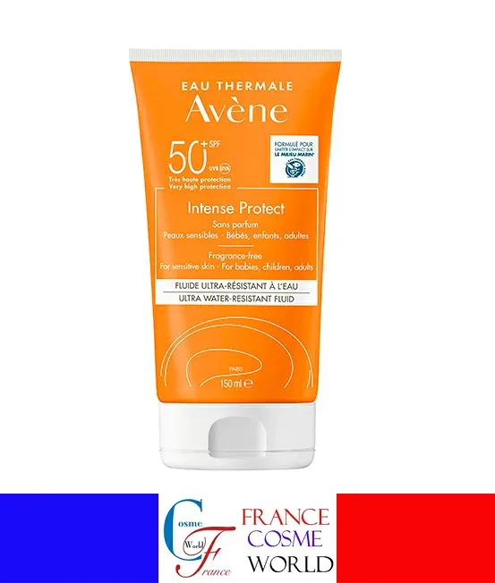 アベンヌ インテンス プロテクト SPF50+ 150ml 日焼け止め 海外通販 送料無料 フランスより直送 AVENE INTENSE PROTECT SPF50+ FLUIDE ULTRA RESISTANCE A L4'EAU 150ml