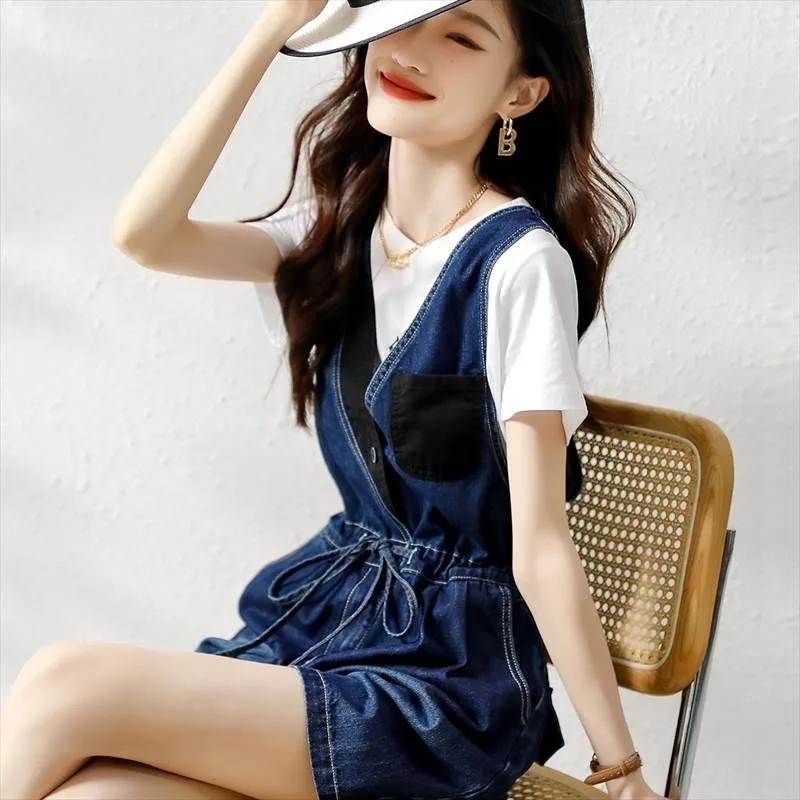オーバーオール オールインワン 袖なし ノースリーブ ス ストレート ポケット かわいい 大人可愛い シンプル