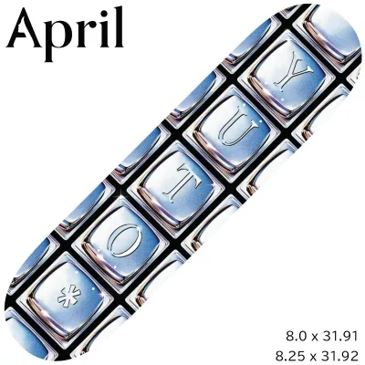 エイプリル APRIL デッキ YUTO HOEIGOME 堀米 雄斗 APRIL YUTO HORIGOME DIALLED BLACK SKATEBOARD スケートボード スケボー DECK