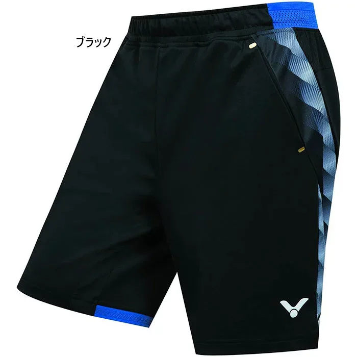 ビクター メンズ レディース ハーフパンツ テニス バドミントンウェア ボトムス ショートパンツ ブラック 黒 送料無料 VICTOR R-60201