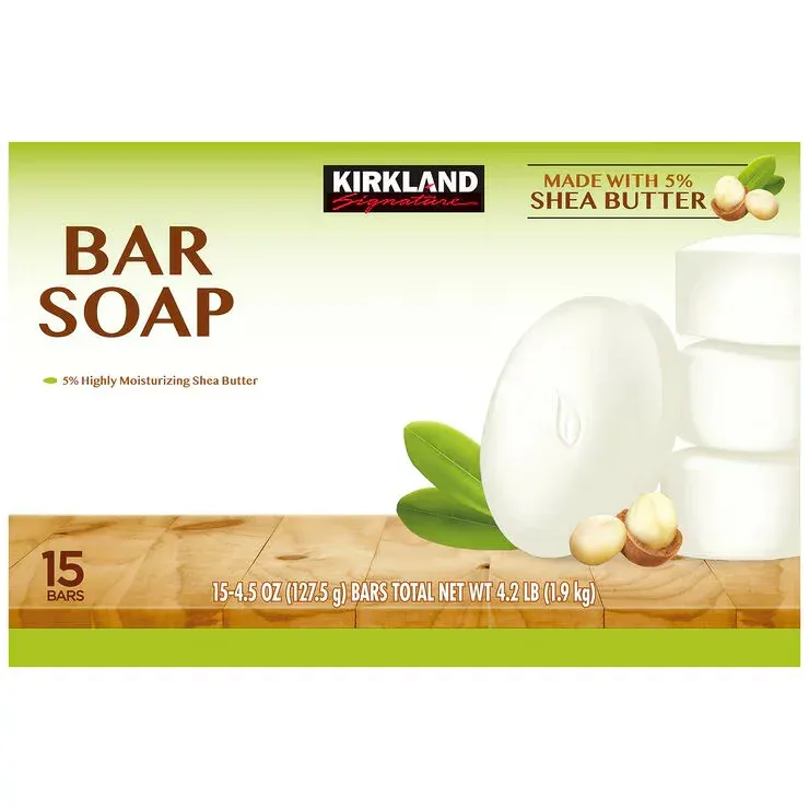 【1等100%ポイントバック! ※要エントリー】カークランドシグネチャー 石鹸 15個 - Kirkland Signature Bar Soap 15bars