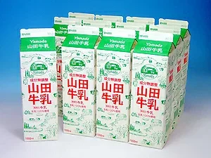 山田牛乳1000ml(12本セット)
