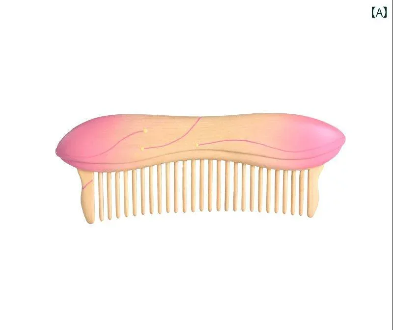 櫛 木製 くし コーム ヘアケア 母の日 プレゼント 女性 かわいい シンプル 頭皮 マッサージ ブラッシング 持ち運び 贈り物 上品 繊細