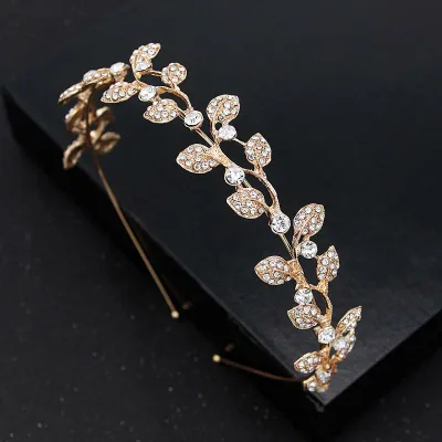 髪飾り レディース ティアラ ヘッドドレス ウェディング ブライダル ヘアアクセサリー 結婚式 披露宴 二次会 パーティー 花嫁 王冠 クラウン ラインストーン ビジュー キラキラ 華やか 上品 麦の穂 合金 ゴールド シルバー オールシーズン