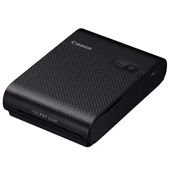 【中古】Canon スマートフォン用プリンター SELPHY SQUARE QX10 ブラック(高耐久/シール紙/コンパクト)