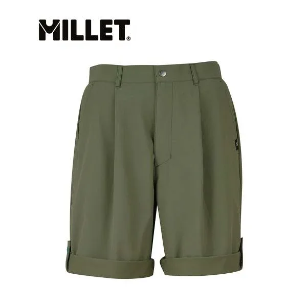 ミレー MILLET MIV02099 マウンテン ストレッチ ロールアップ ショーツ カラーOLIVE(N8781) ウィメンズ ウェア 登山 ハイキング アウトドア キャンプ【クロスカントリースキー店舗】