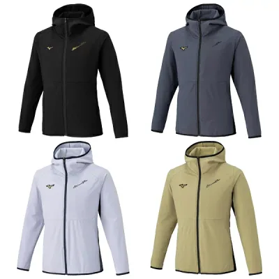 ミズノプロ mizuno pro 野球 ソフトボール ウエア テックシールドフーディ 長袖 ジャケット 裾バインダー ストレッチ 防風性 脇ポケット付き 12JECW77 限定