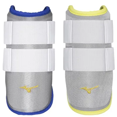 ミズノプロ mizuno pro 野球 ソフトボール アームガード 左右兼用 1DJPG550 エルボーガード 防具 限定 シルバー×ブルー シルバー×イエロー