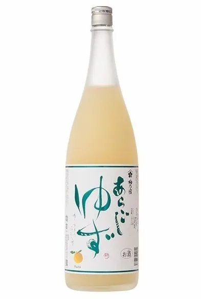 【柚子酒】梅乃宿 あらごしゆず 8度 1800ml 【梅の宿】【梅乃宿酒造】【ゆずリキュール】【ゆず酒 梅乃宿】
