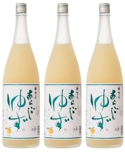 【柚子酒】梅乃宿 あらごしゆず 1800ml×3本セット 【梅の宿】【梅乃宿酒造】【ゆずリキュール】【ゆず酒 梅乃宿】