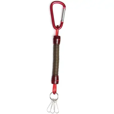 (まとめ買い)ソニック スパイラルキーチェーン ショート 11cm〜40cm SK-4100-R 〔5個セット〕【北海道・沖縄・離島配送不可】