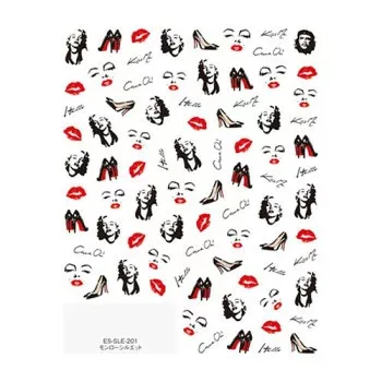 TSUMEKIRA Nail Sticker es Monroe Silhouette ES-SLE-201
