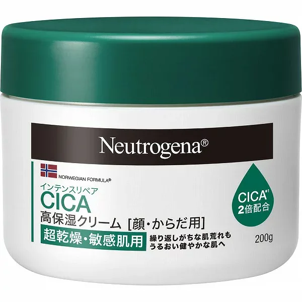 ニュートロジーナ ノルウェーフォーミュラ インテンスリペア CICA 高保湿クリーム ジャー 200g
