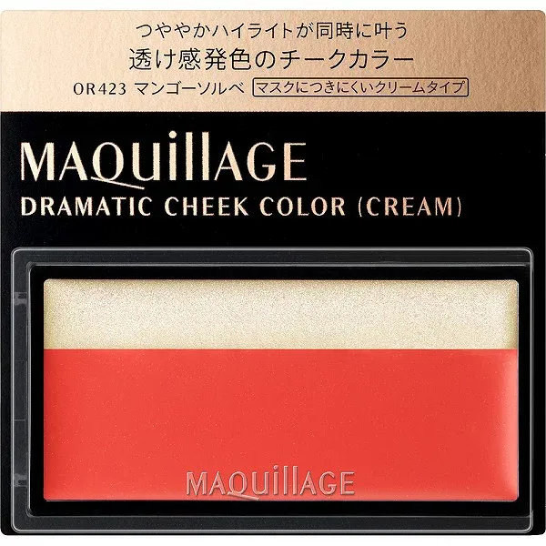 ドラマティックチークカラー (クリーム) OR423 マンゴーソルベ 2g