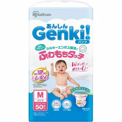 あんしん Genki!ふわもちタッチ パンツM 50枚×3個 (1ケース)