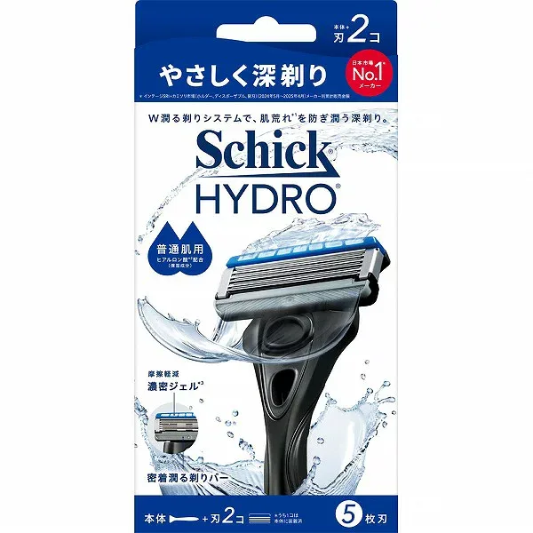 シック ハイドロ 普通肌 ホルダー 本体+刃2個×1セット
