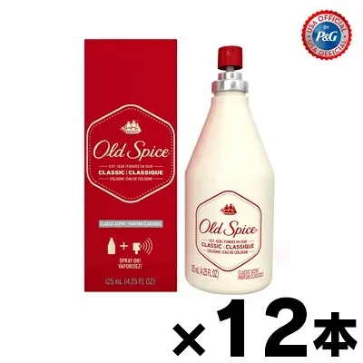 【送料無料!】 オールドスパイス コロン 125ml×12本 0012044039335*12