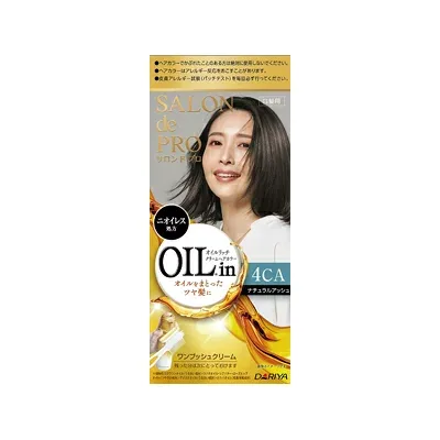 サロンドプロ オイルリッチクリームヘアカラー 白髪用 ナチュラルアッシュ 4CA 【医薬部外品】 4904651124800