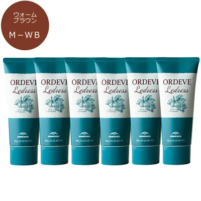 6点セット ミルボン オルディーブ ルドレス 160g M-WB ウォームブラウン ヘアマニキュア