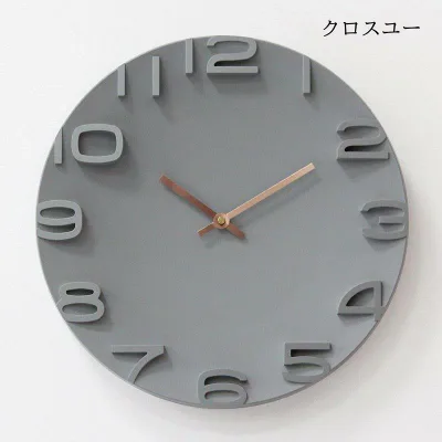 掛け時計 おしゃれ 壁掛け時計 北欧 デジタル シンプル 大きい 35CM 大型 静音 時計 見やすい インテリア ウォールクロック お洒落 装飾 非電波