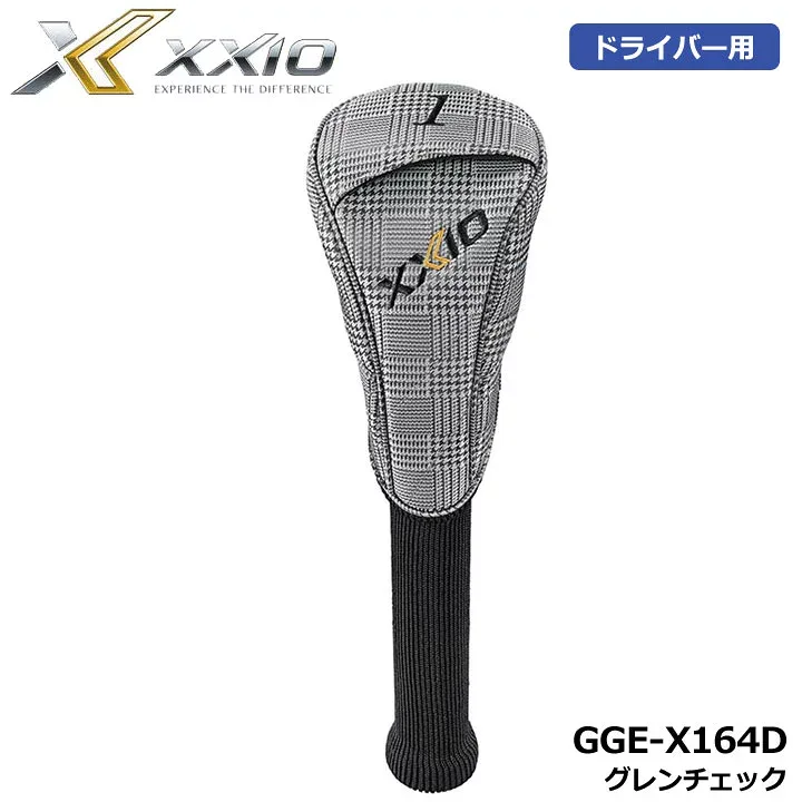 【2025モデル】ダンロップ GGE-X164D ゼクシオ ヘッドカバー ドライバー用 グレンチェック ゴルフ XXIO DUNLOP 10p