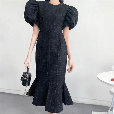 レディース ワンピース 膝下 ミモレ 半袖 クルーネック マーメイド かわいい 大人可愛い きれいめ シンプル カジュアル 上品 おしゃれ こなれ感 個性的 クール モード系 エレガント 主役級 存在感 抜け感 ラブリー キュート