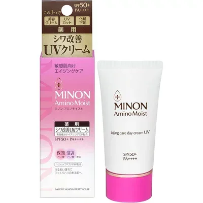 【医薬部外品】ミノン アミノモイスト エイジングケア デイクリームUV 30g UVクリーム 美容クリーム 化粧下地