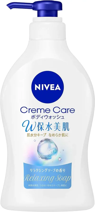花王ニベア クリームケア ボディウォッシュW保水美肌リラクシングソープの香り ポンプ 470mlボディソープニベアNIVEA