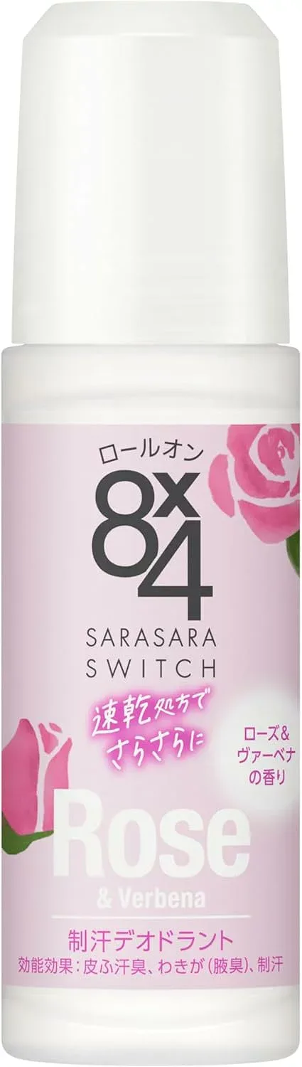 花王8×4 エイトフォーロールオン ローズ&ヴァーベナの香り 45mlデオドラント【医薬部外品】