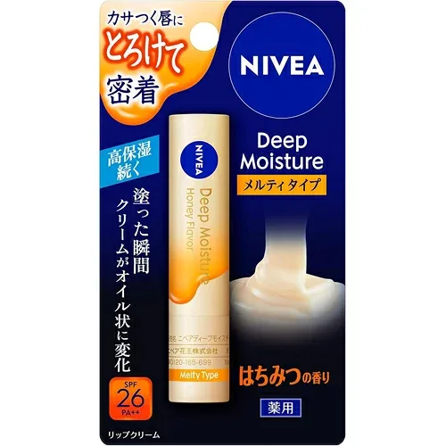 花王ニベア ディープモイスチャーリップメルティタイプはちみつの香り 2.2gリップケア NIVEA
