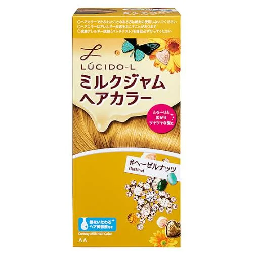 マンダムルシードエル ミルクジャムヘアカラー ヘーゼルナッツ黒髪用 ヘアカラー【医薬部外品】ルシードエル