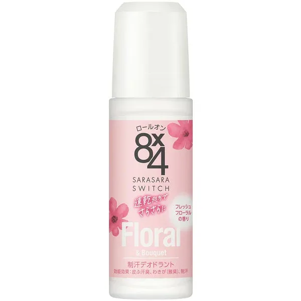 8x4 ロールオン フレッシュフローラル 45mL*配送分類:A2