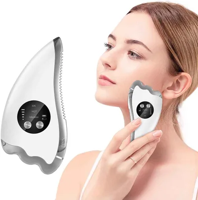 かっさプレート かっさ 美顔器 顔 かっさ板 温熱フェイス美容器 カッサプレート フェイスカッサ マイクロカレント 微電流 イオン導入 美顔ローラー カッサ 温感 振動エステ 引き上げ 7つモード USB充電式