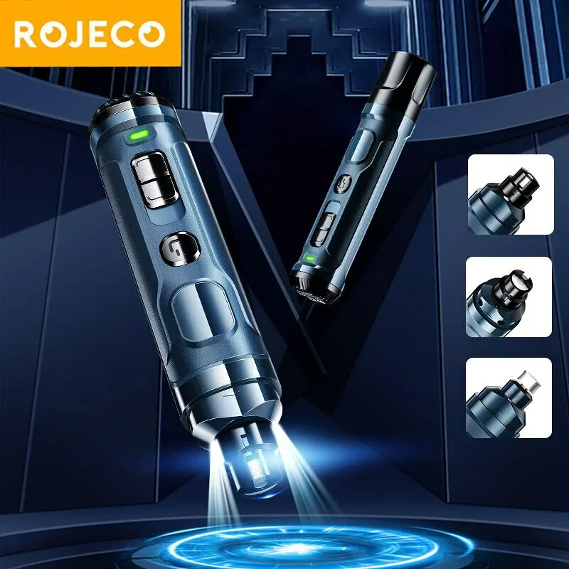 ROJECO N30 電動犬の爪切り犬の爪グラインダー充電式プロフェッショナルペットクリッパー猫の爪カッターグルーミング