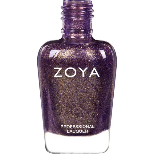 ZOYA ゾーヤ ネイルカラー マニキュア DAZZLE ZP1129 15mL DOMINIQUE /パープル/グリッター【ネコポス不可】