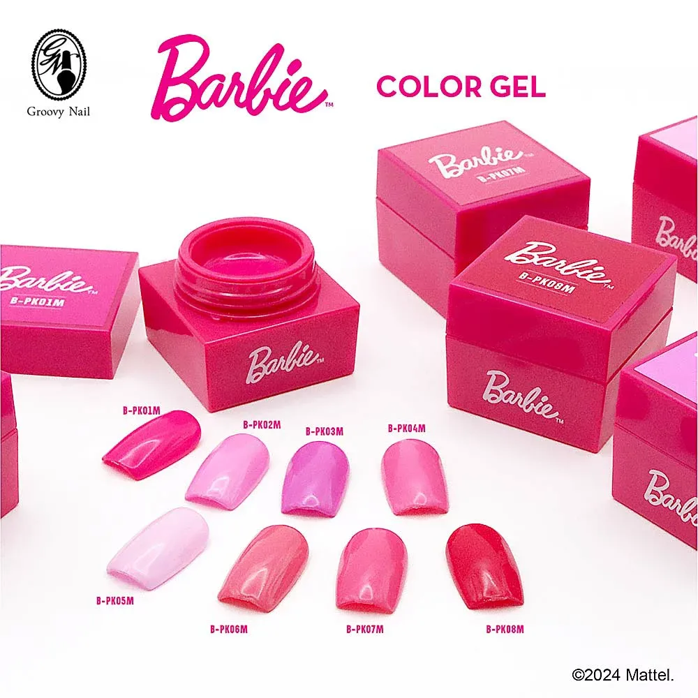 バービー Barbie カラージェル 3g 全6色 PK01M~08M ピンクシリーズ ビビッドカラー ジェルネイル カラージェル【ネコポス対応】【取寄せ】