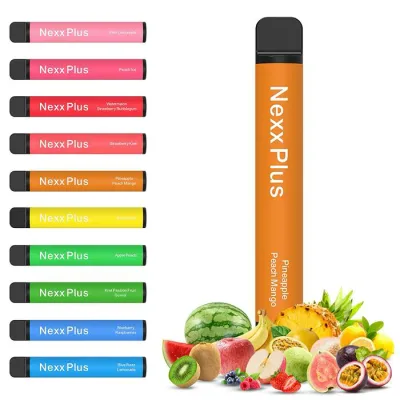 【商標登録商品】NEXX PLUS 電子タバコ 使い捨て 3~4日(標準吸引)2週間~1ヶ月(ライト吸引)ニコチン0 タール0 VAPE ベイプ 禁煙グッズ 減煙サポート フレーバー35種類 メンソール フルーツ系 煙多い 吸いごたえ抜群 充電不要 コスパ最強 リピーター人気 送料無料
