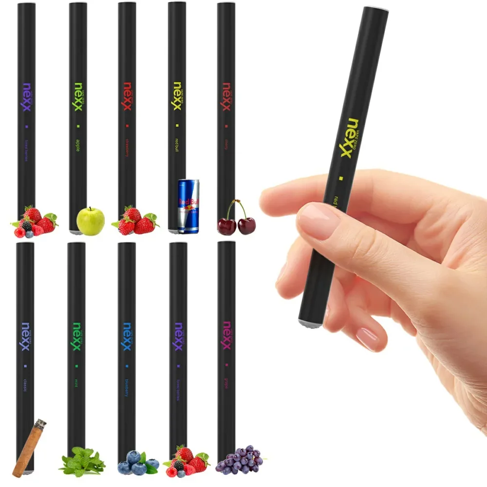 電子タバコ 使い捨て NEXX ネクス300パフ ニコチン0 タール0 VAPE ベイプ 超スリム 軽量 初心者向け フレーバー10種 メンソール煙多い充電不要 個包装 送料無料 楽天6冠達成
