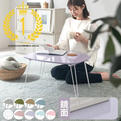 座卓 折りたたみ ローテーブル おしゃれ 折りたたみ テーブル ちゃぶ台 ミニ 円卓 オシャレ ミニテーブル コンパクト 小型 子供用 一人暮らし ミニ キッズ 1人用テーブル 小さい 軽い 軽量 小型机 折り畳み 幅60 鏡面 仕上げ 鏡面 天板 TBL500239