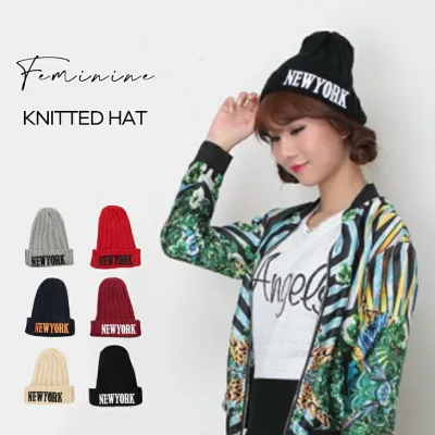 ニット帽 帽子 ニット ニットキャップ レディース 暖かい 防風 防寒 かわいい 用ハット ストライプ フリーサイズ アウトドア
