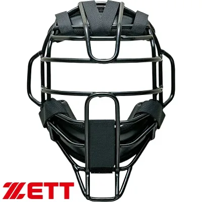 ◆◆○ <ゼット> 【硬式野球用マスク】 プロステイタス(高校野球対応) (1900:ブラック) BLM1266-1900
