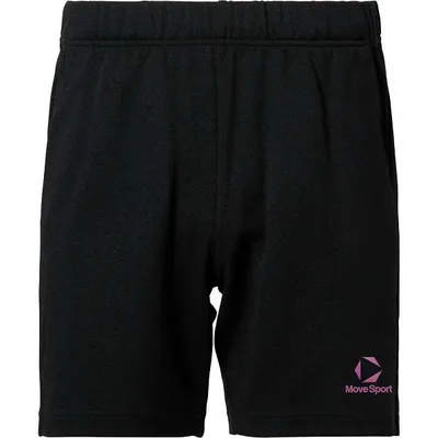 ◆◆○メール便発送 <ムーブスポーツ> MOVESPORT バレーパンツ すっきりシルエット股下16cm SV6SHP02U (BKPK:ブラック×ピンク)