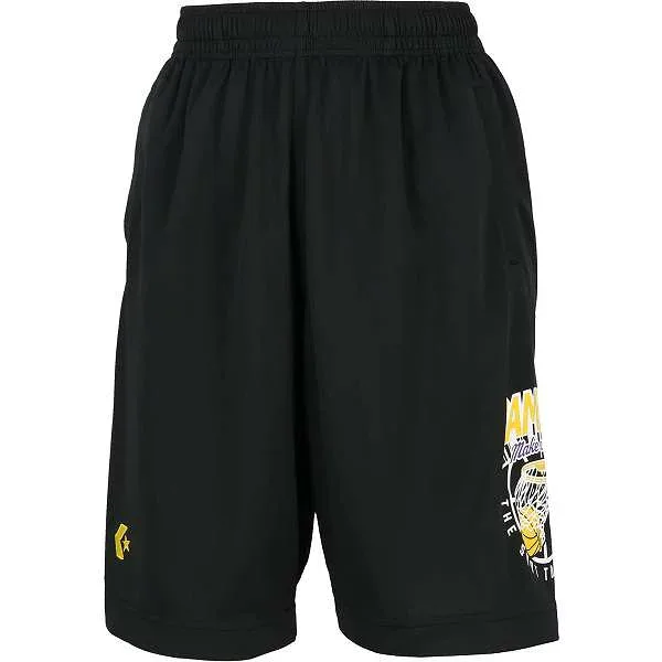 ◆◆◎メール便発送 【特価】 <コンバース> CONVERSE Jr.プラクティスパンツ(ポケット付き) CB452851 (1952:ブラック×イエロー)