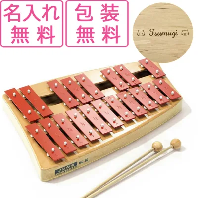 【名入れ・ラッピング無料】 鉄琴 おもちゃ 楽器 二段メタルフォン 名入れ無料I ゾノア社 SONOR NG30 名入れ無料 誕生日 プレゼント 男の子 女の子 ギフト 1歳 2歳