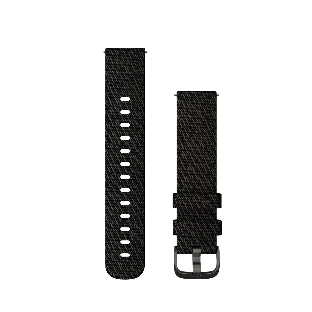 ガーミン(GARMIN)Quick Release バンド 20mm Black Pepper Woven Nylon / Slate